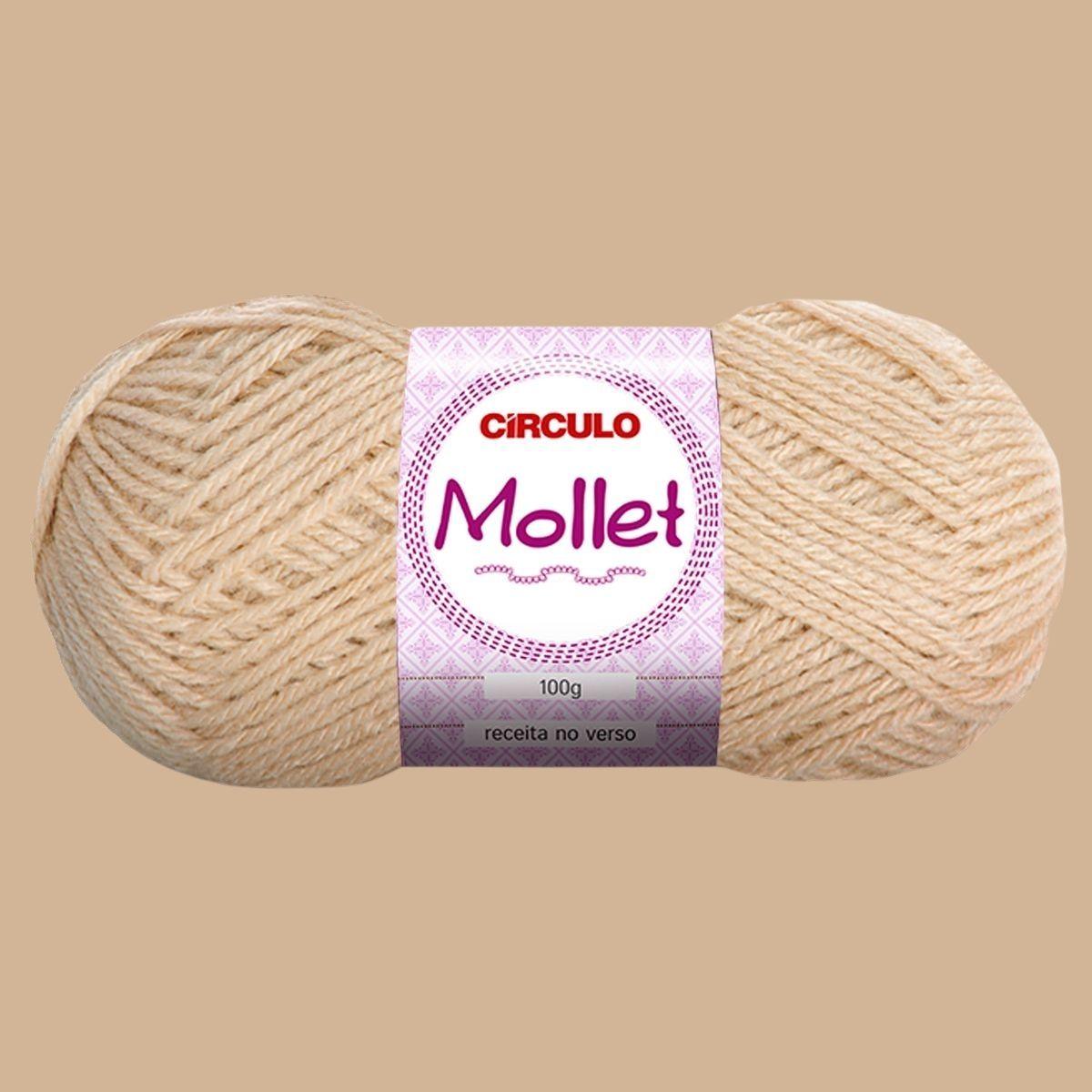 Fio de Lã Mollet Círculo 100g com 200m - Palácio da Arte