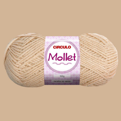 Fio de Lã Mollet Círculo 100g com 200m - Palácio da Arte