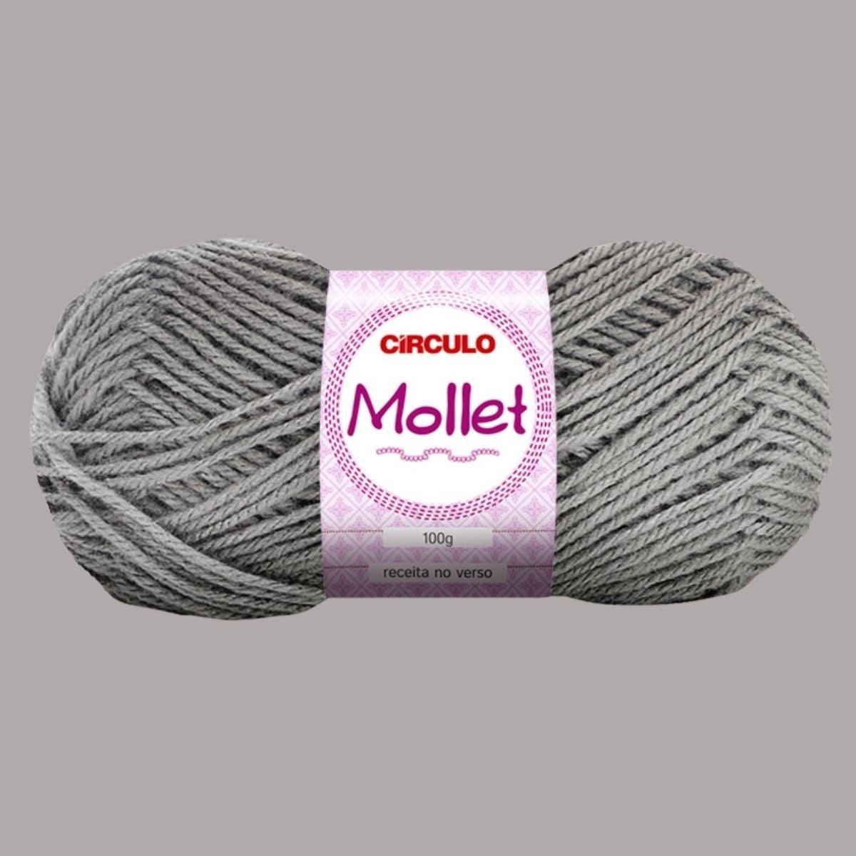 Fio de Lã Mollet Círculo 100g com 200m - Palácio da Arte