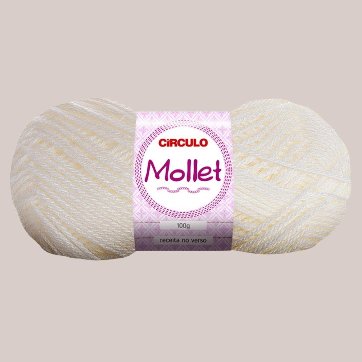 Fio de Lã Mollet Círculo 100g com 200m - Palácio da Arte