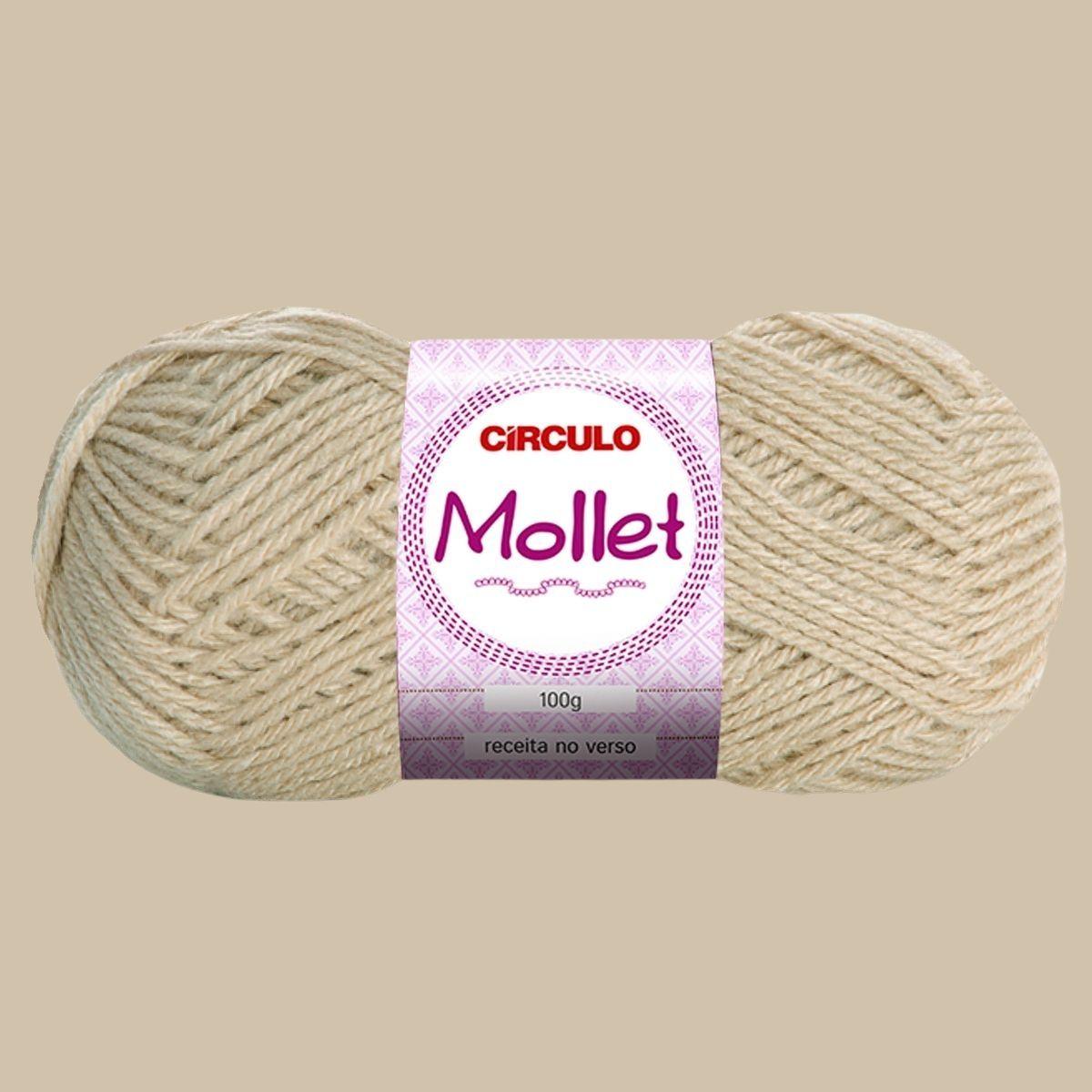 Fio de Lã Mollet Círculo 100g com 200m - Palácio da Arte