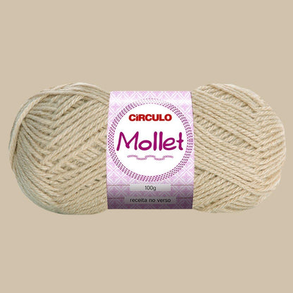 Fio de Lã Mollet Círculo 100g com 200m - Palácio da Arte