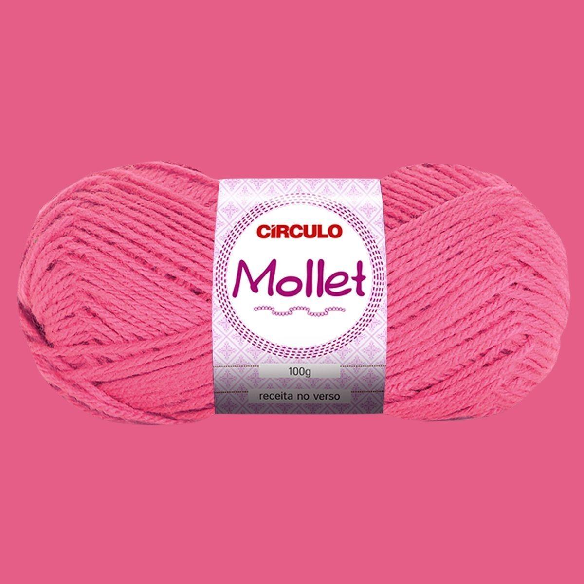 Fio de Lã Mollet Círculo 100g com 200m - Palácio da Arte