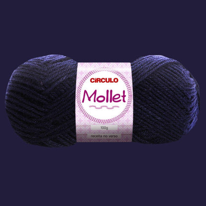 Fio de Lã Mollet Círculo 100g com 200m - Palácio da Arte