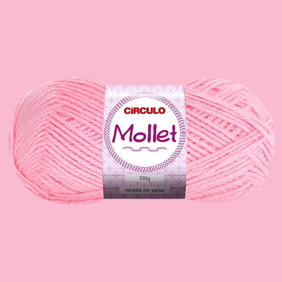 Fio de Lã Mollet Círculo 100g com 200m - Palácio da Arte
