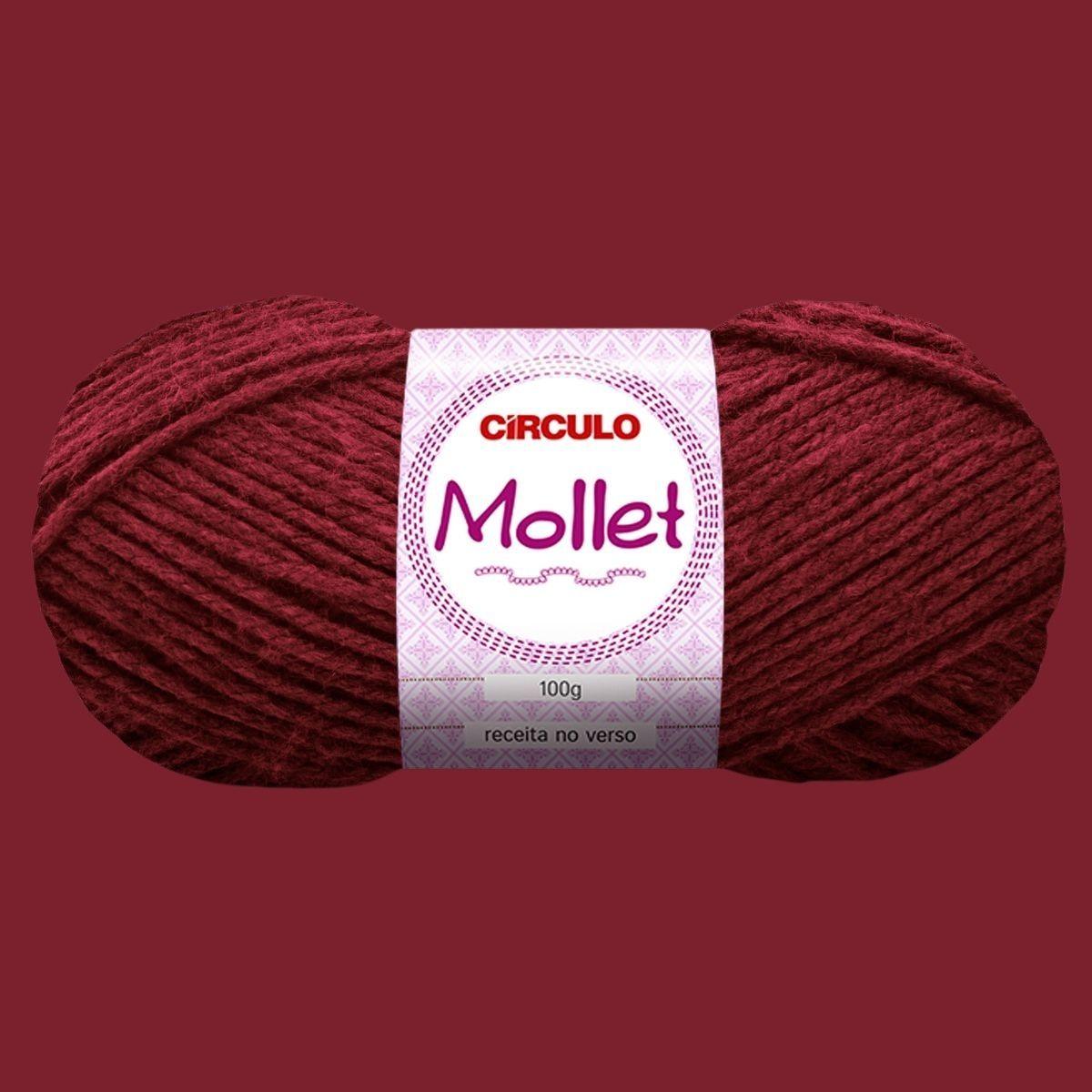 Fio de Lã Mollet Círculo 100g com 200m - Palácio da Arte
