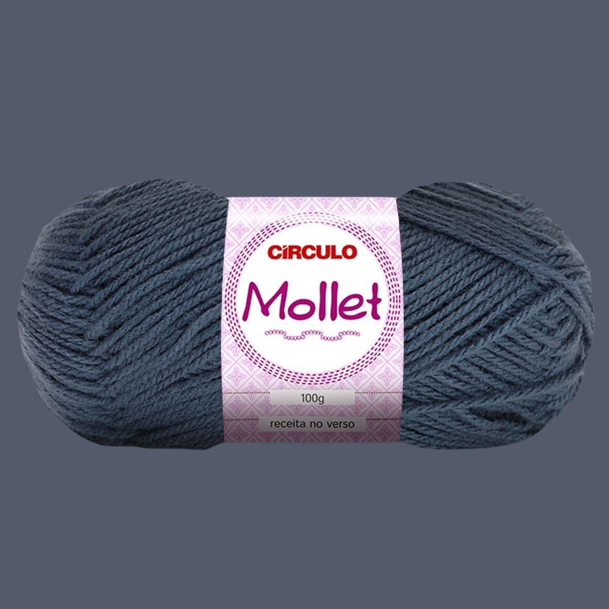 Fio de Lã Mollet Círculo 100g com 200m - Palácio da Arte