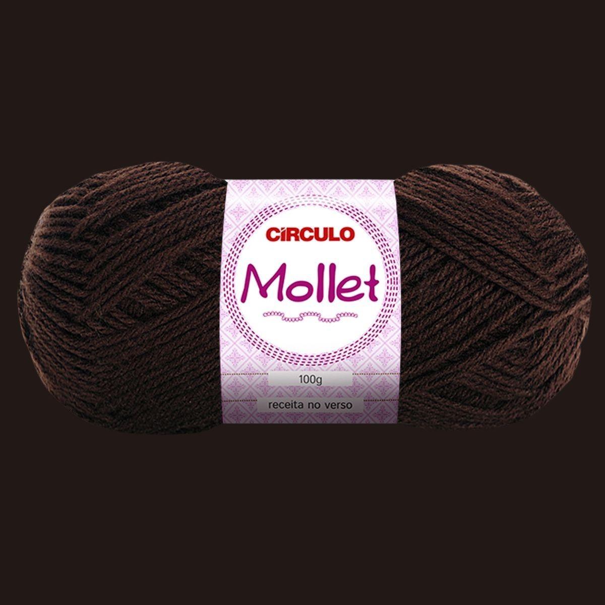 Fio de Lã Mollet Círculo 100g com 200m - Palácio da Arte