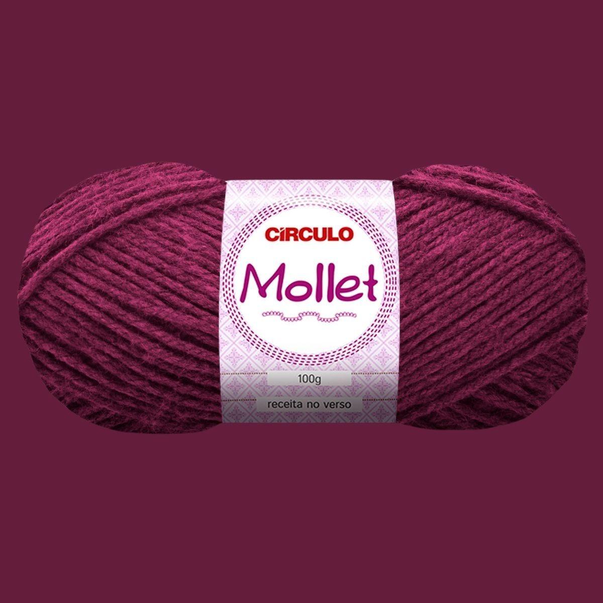 Fio de Lã Mollet Círculo 100g com 200m - Palácio da Arte