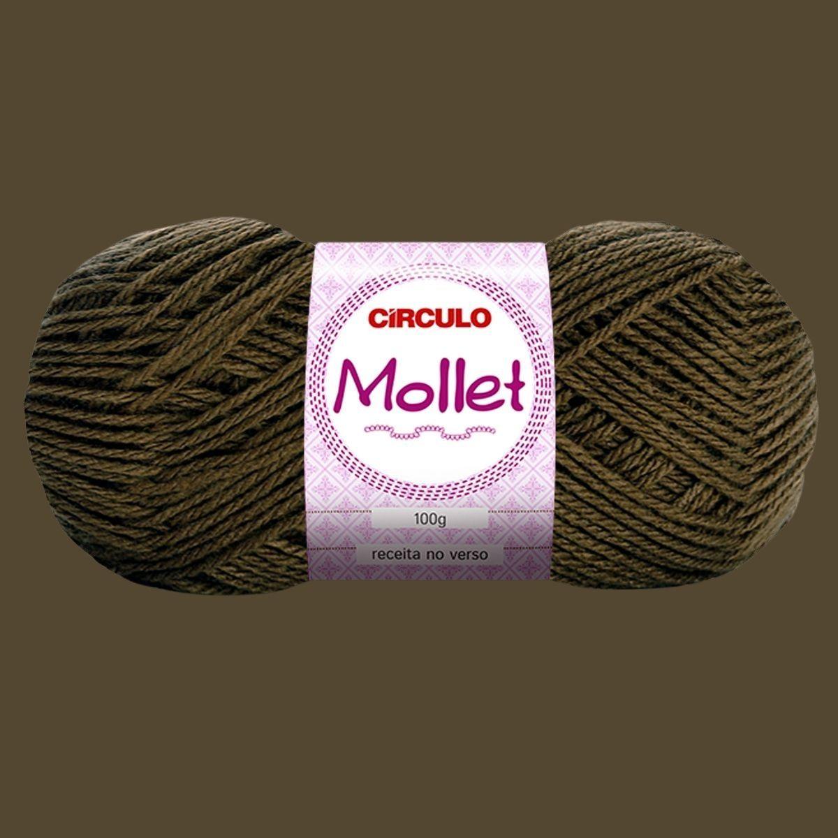 Fio de Lã Mollet Círculo 100g com 200m - Palácio da Arte