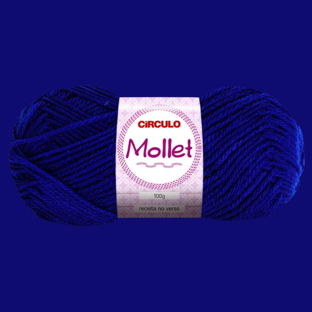 Fio de Lã Mollet Círculo 100g com 200m - Palácio da Arte
