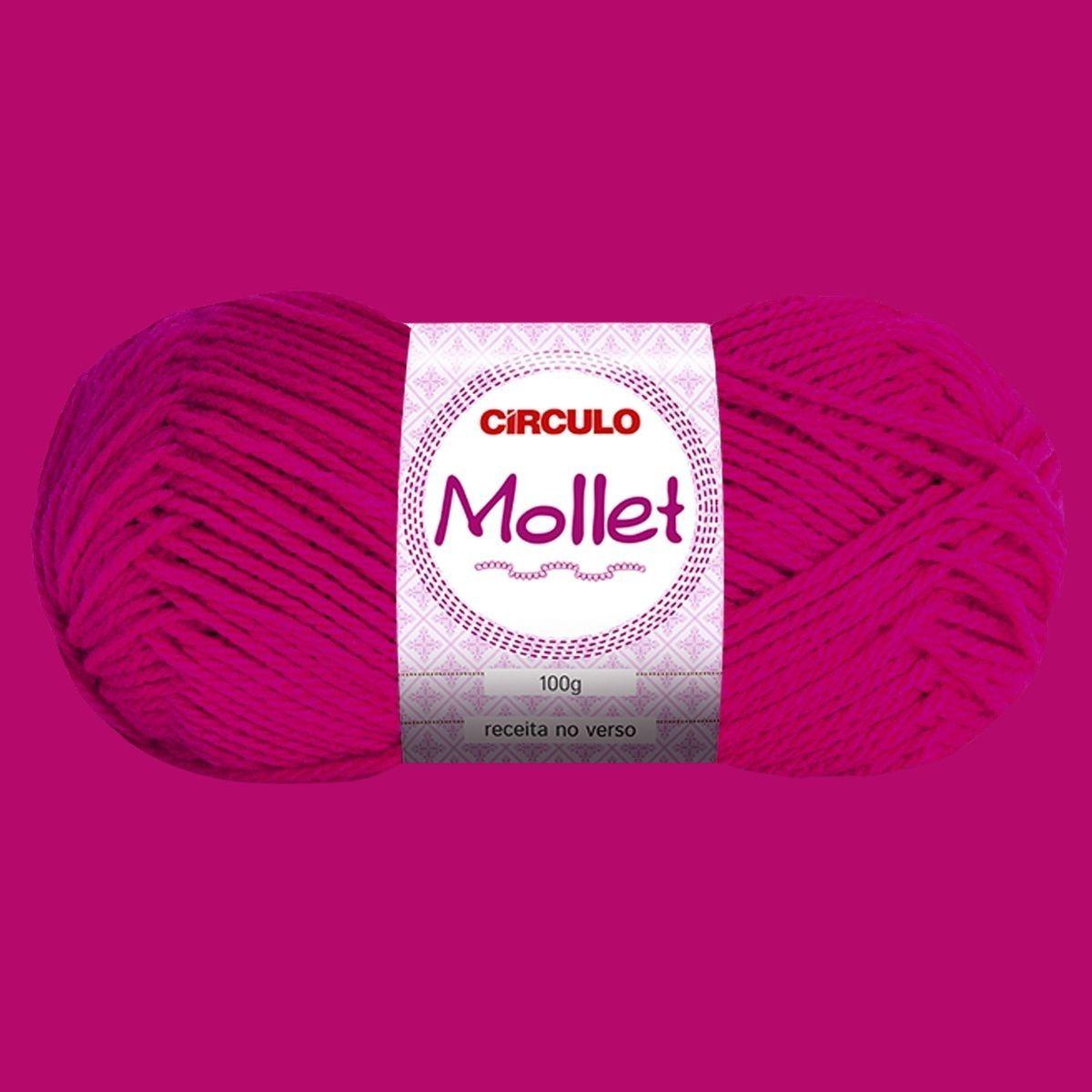 Fio de Lã Mollet Círculo 100g com 200m - Palácio da Arte