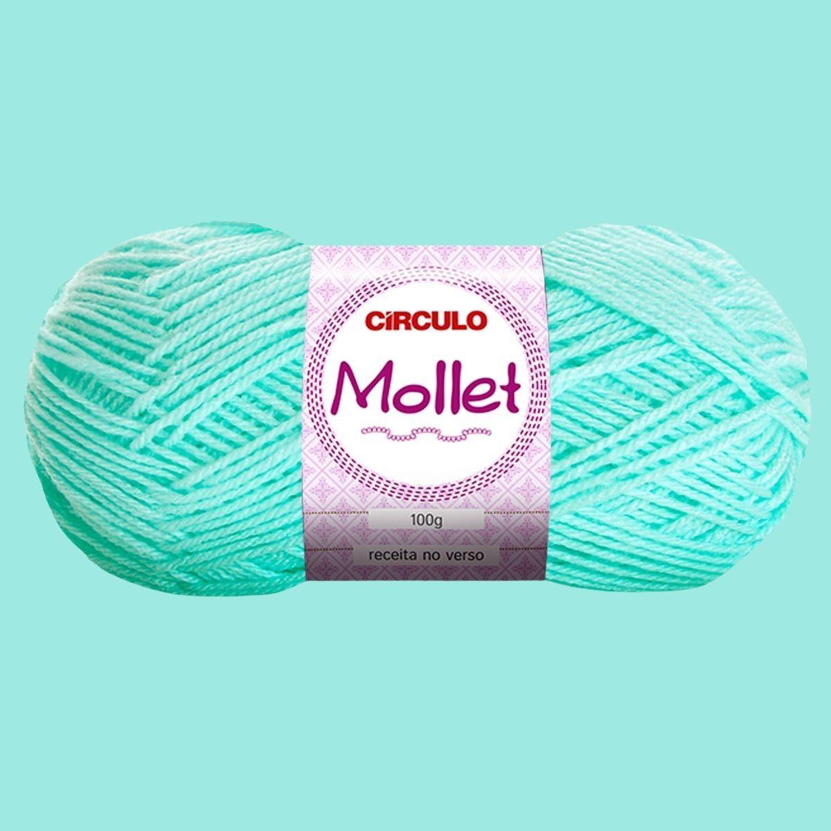 Fio de Lã Mollet Círculo 100g com 200m - Palácio da Arte