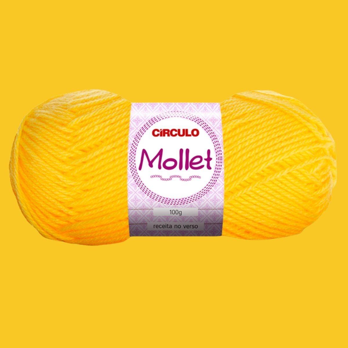 Fio de Lã Mollet Círculo 100g com 200m - Palácio da Arte