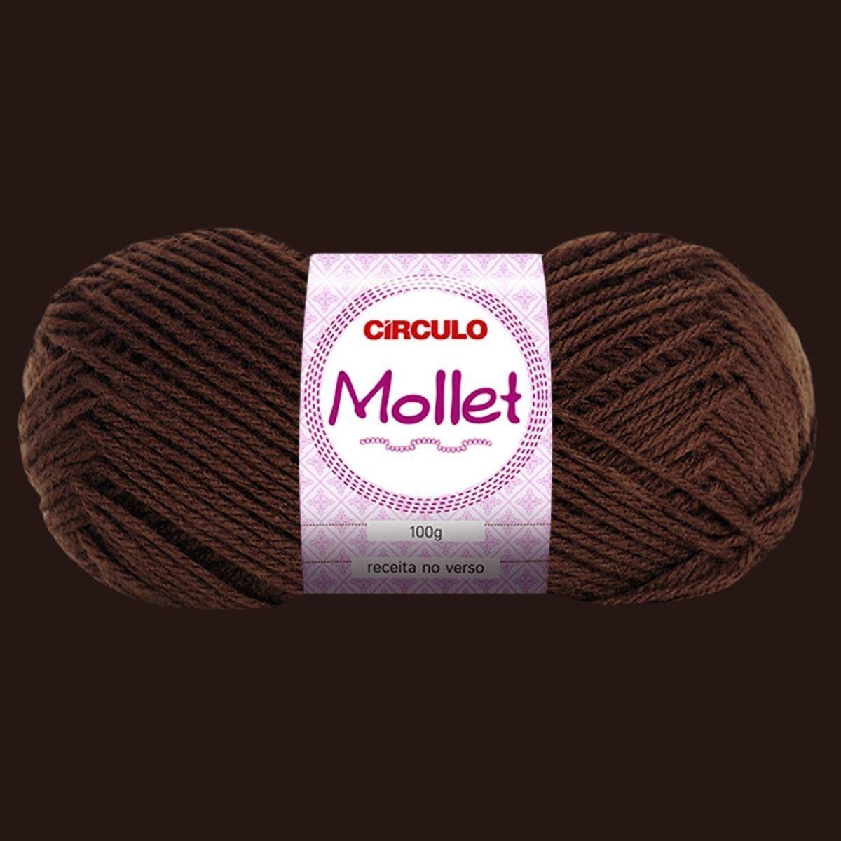 Fio de Lã Mollet Círculo 100g com 200m - Palácio da Arte