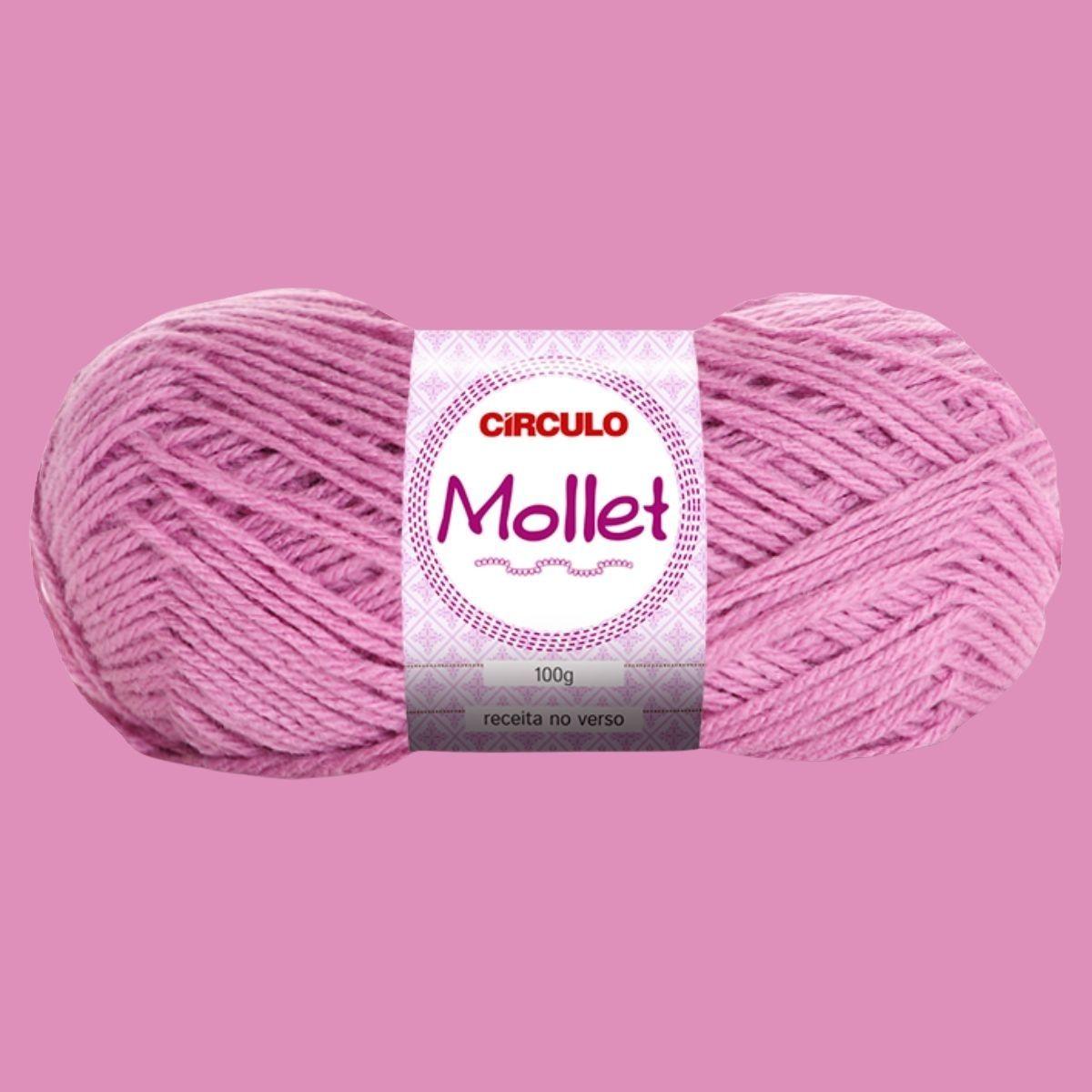 Fio de Lã Mollet Círculo 100g com 200m - Palácio da Arte