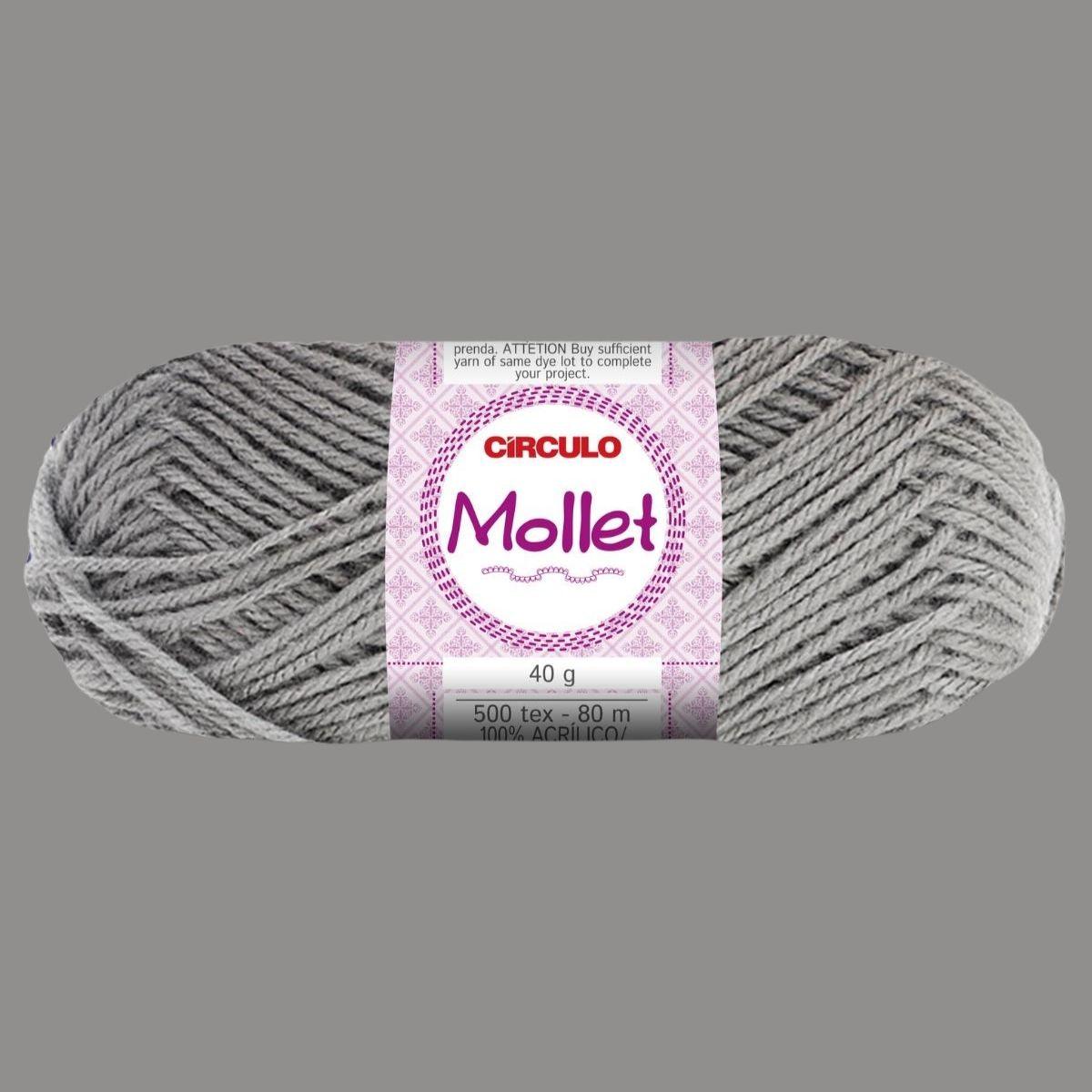 Fio de Lã Mollet Círculo 40g com 80m - Palácio da Arte