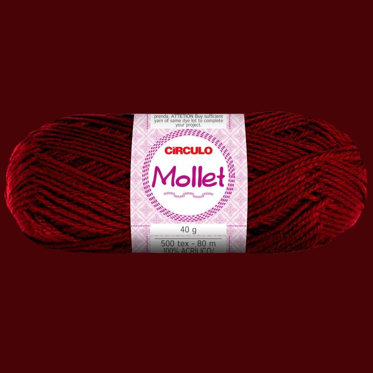 Fio de Lã Mollet Círculo 40g com 80m - Palácio da Arte