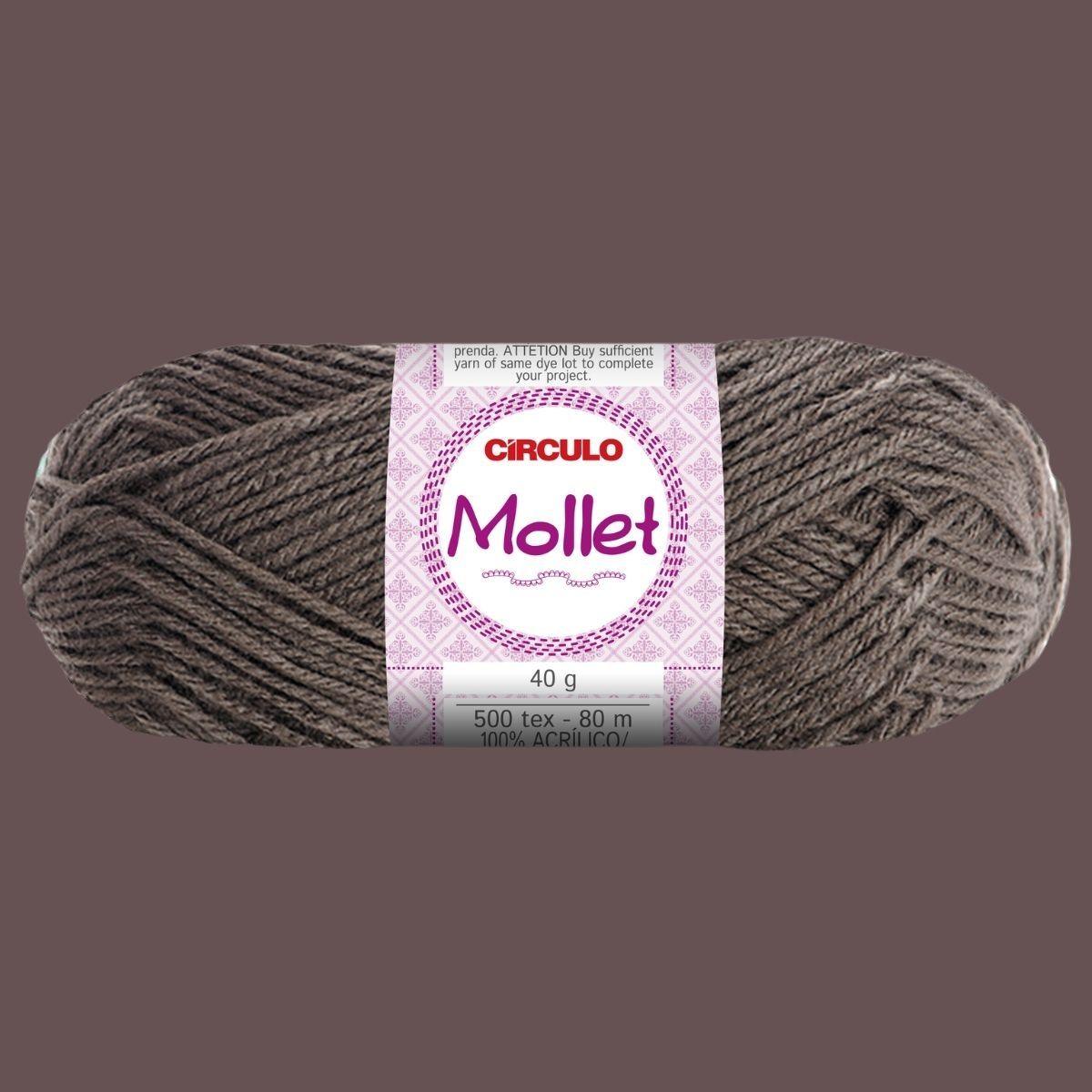 Fio de Lã Mollet Círculo 40g com 80m - Palácio da Arte