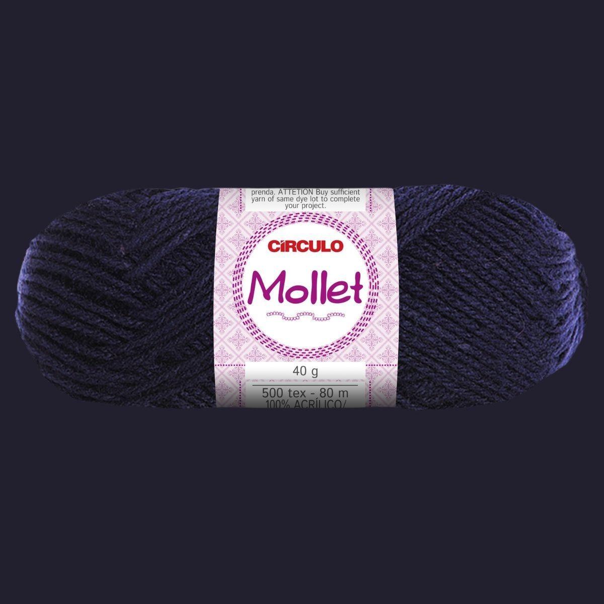 Fio de Lã Mollet Círculo 40g com 80m - Palácio da Arte