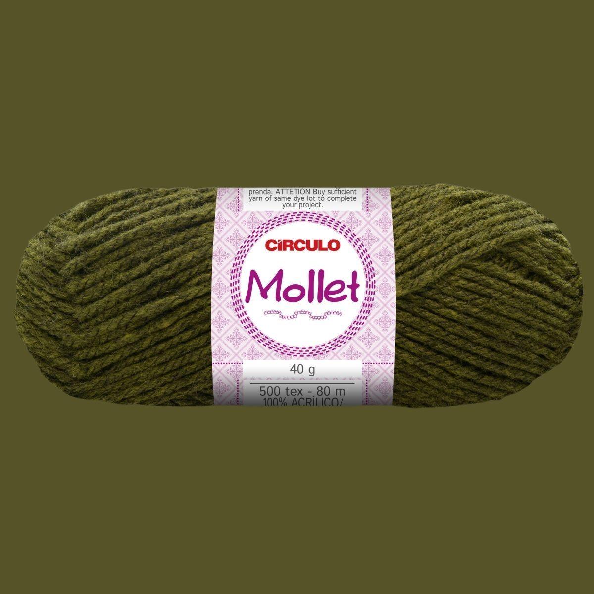 Fio de Lã Mollet Círculo 40g com 80m - Palácio da Arte