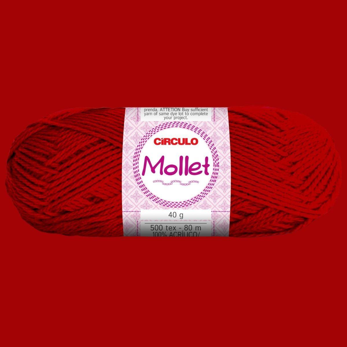 Fio de Lã Mollet Círculo 40g com 80m - Palácio da Arte