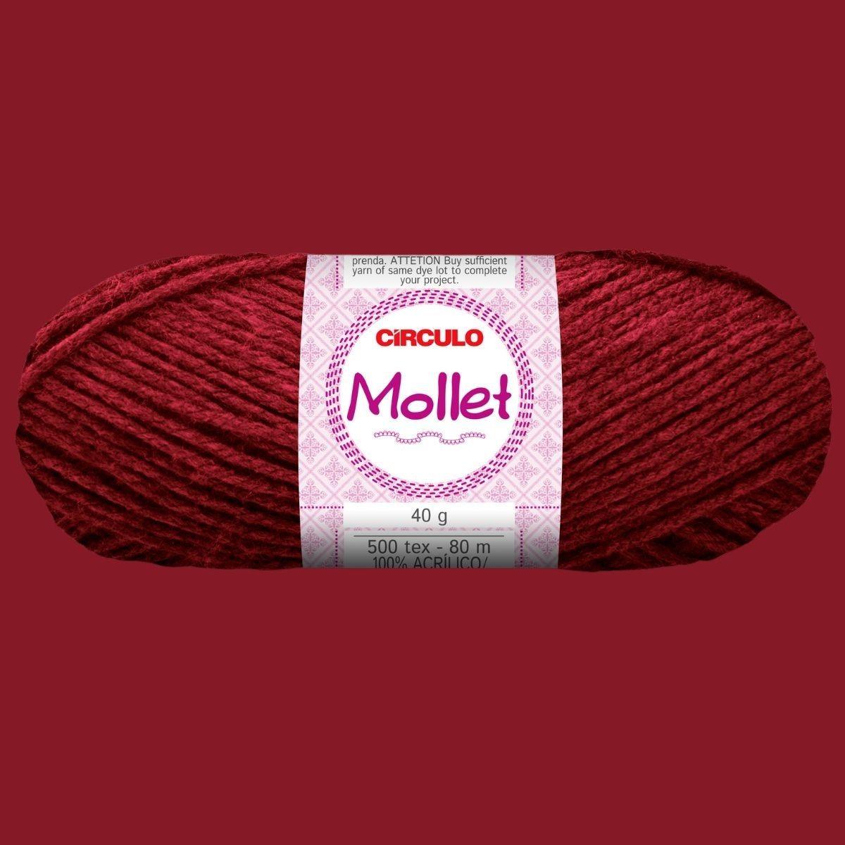 Fio de Lã Mollet Círculo 40g com 80m - Palácio da Arte