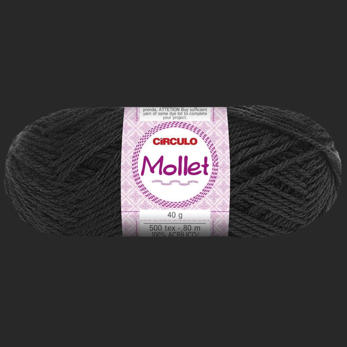 Fio de Lã Mollet Círculo 40g com 80m - Palácio da Arte