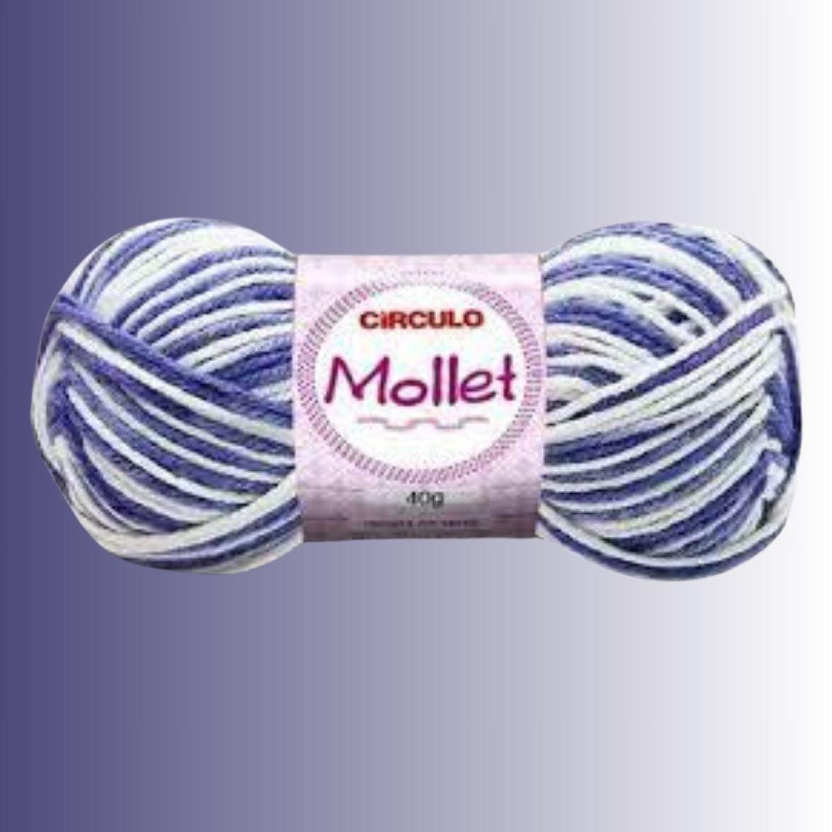 Fio de Lã Mollet Círculo Mesclado 40g com 80m - Palácio da Arte
