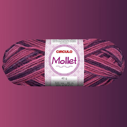 Fio de Lã Mollet Círculo Mesclado 40g com 80m - Palácio da Arte