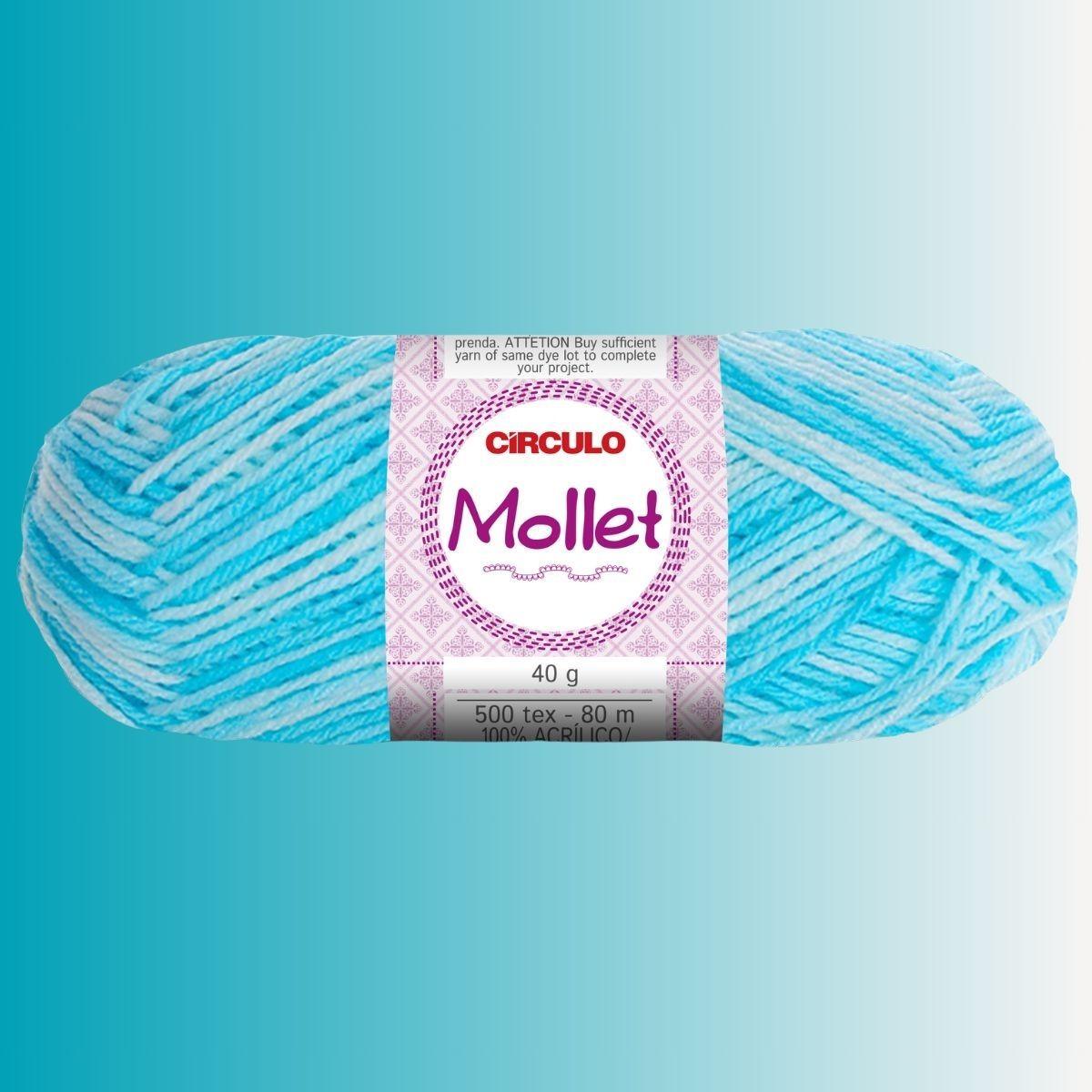 Fio de Lã Mollet Círculo Mesclado 40g com 80m - Palácio da Arte