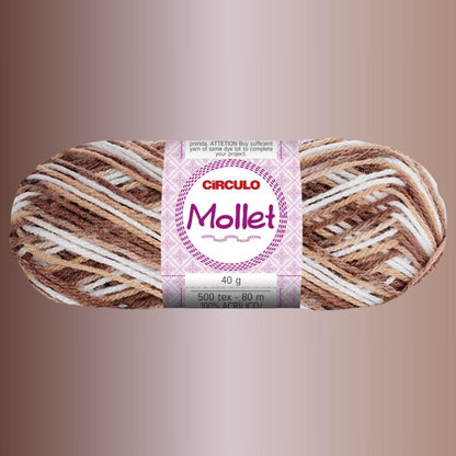 Fio de Lã Mollet Círculo Mesclado 40g com 80m - Palácio da Arte