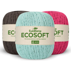 Fio Euroroma Ecosoft 6 400g 8/12 com 452m - Palácio da Arte