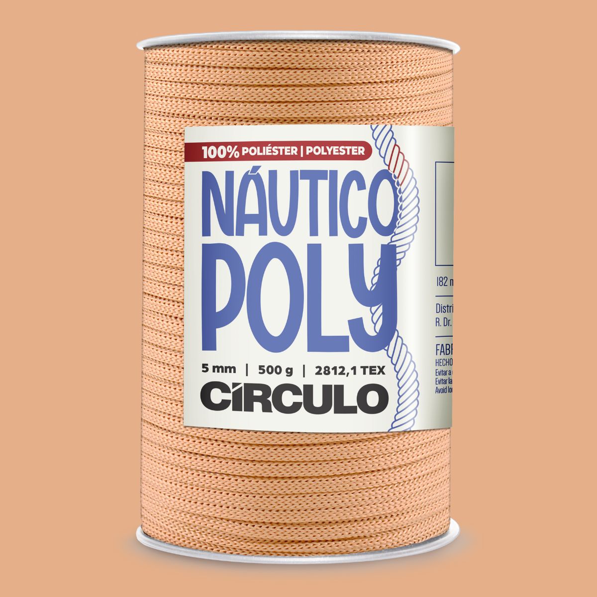 Fio Náutico Poly Círculo 5mm com 182m e 500g - Palácio da Arte