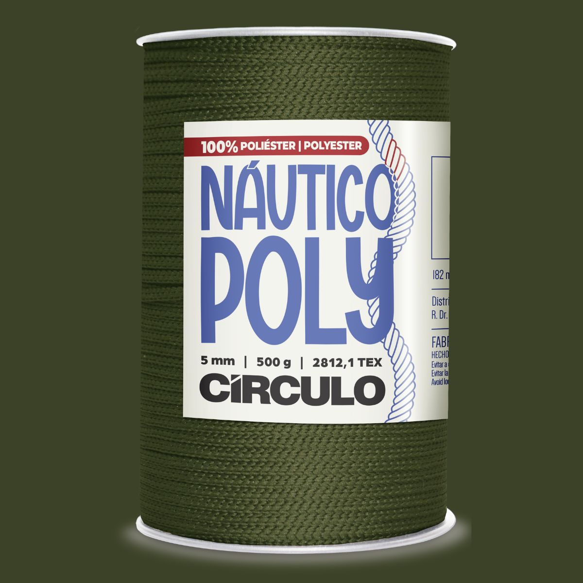 Fio Náutico Poly Círculo 5mm com 182m e 500g - Palácio da Arte