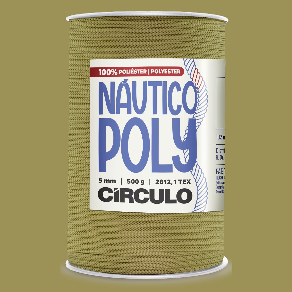 Fio Náutico Poly Círculo 5mm com 182m e 500g - Palácio da Arte