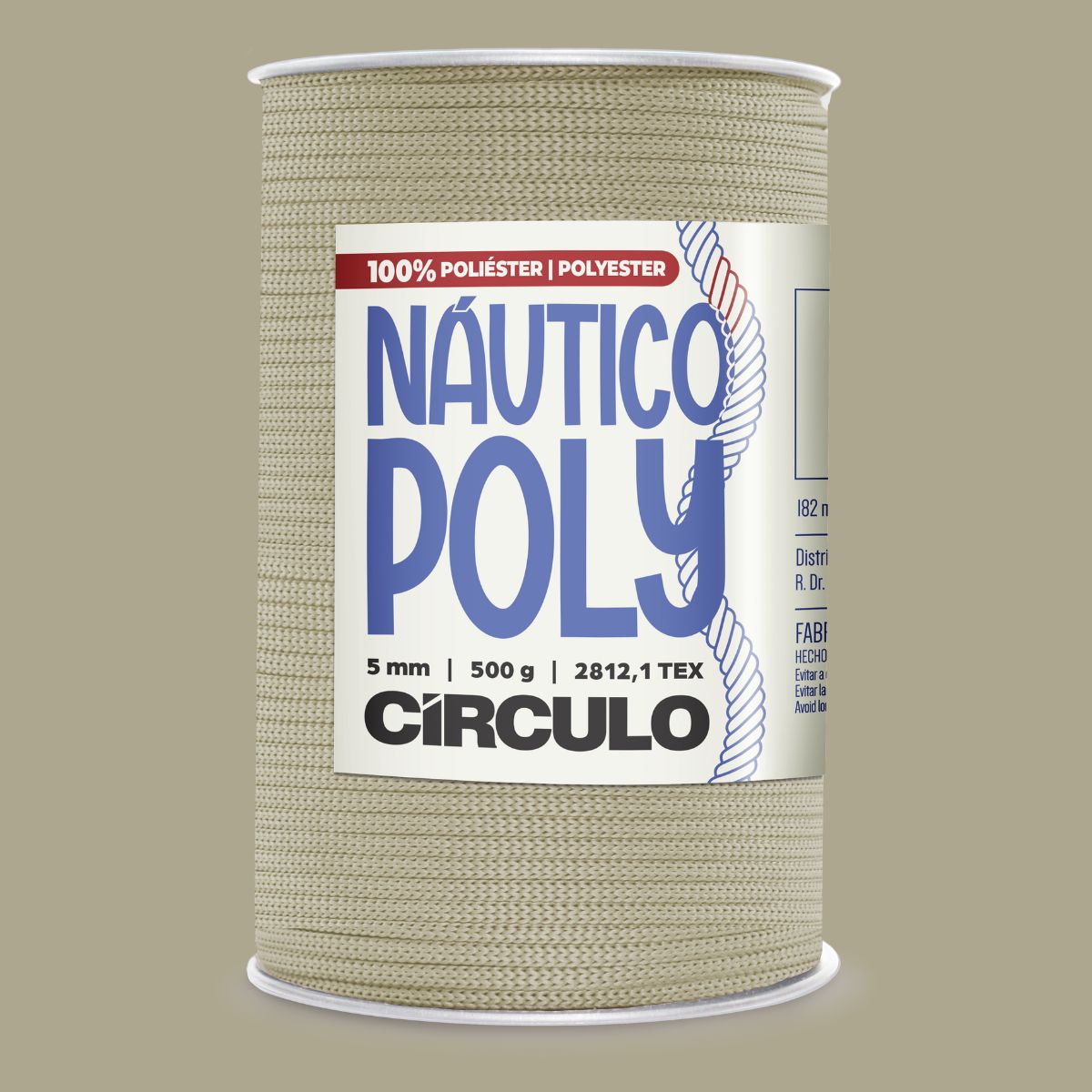 Fio Náutico Poly Círculo 5mm com 182m e 500g - Palácio da Arte