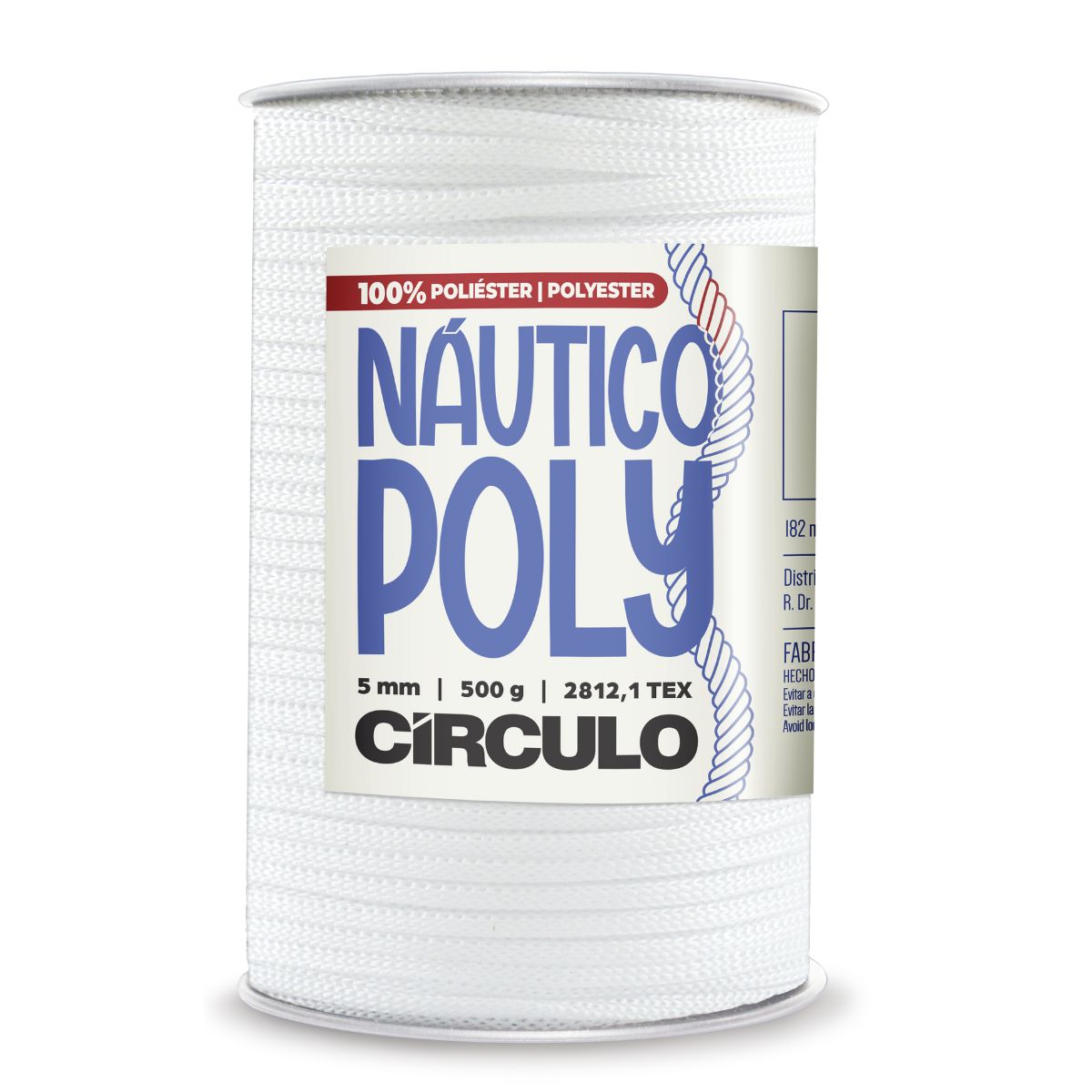 Fio Náutico Poly Círculo 5mm com 182m e 500g - Palácio da Arte