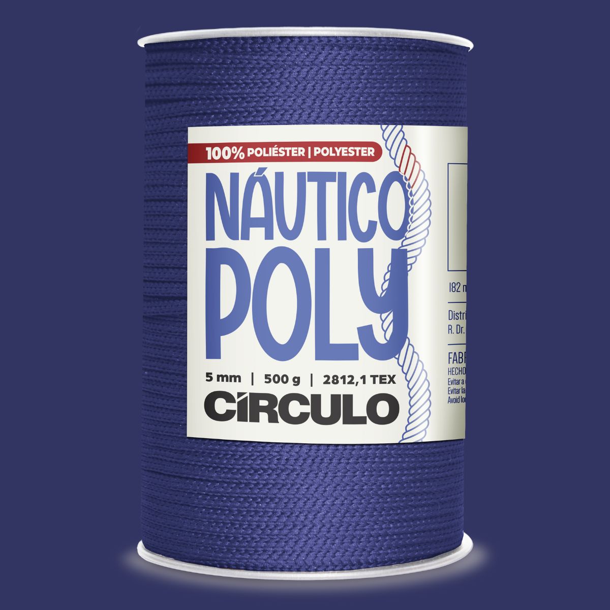 Fio Náutico Poly Círculo 5mm com 182m e 500g - Palácio da Arte