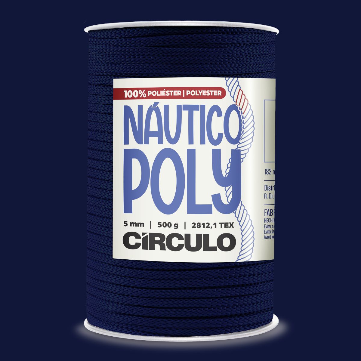 Fio Náutico Poly Círculo 5mm com 182m e 500g - Palácio da Arte