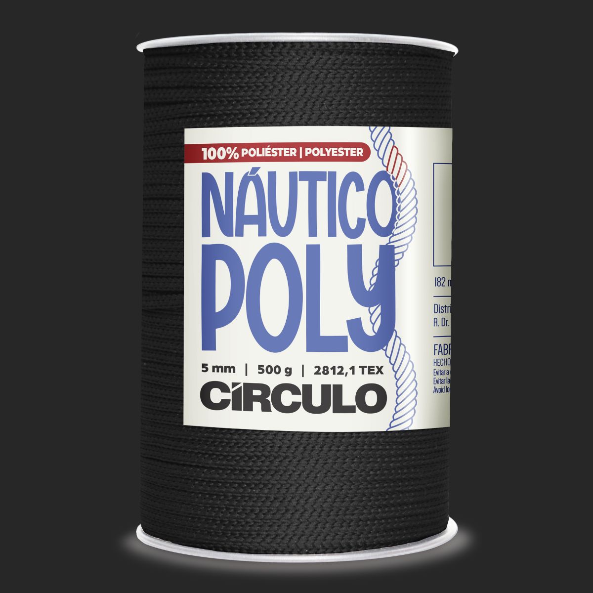 Fio Náutico Poly Círculo 5mm com 182m e 500g - Palácio da Arte