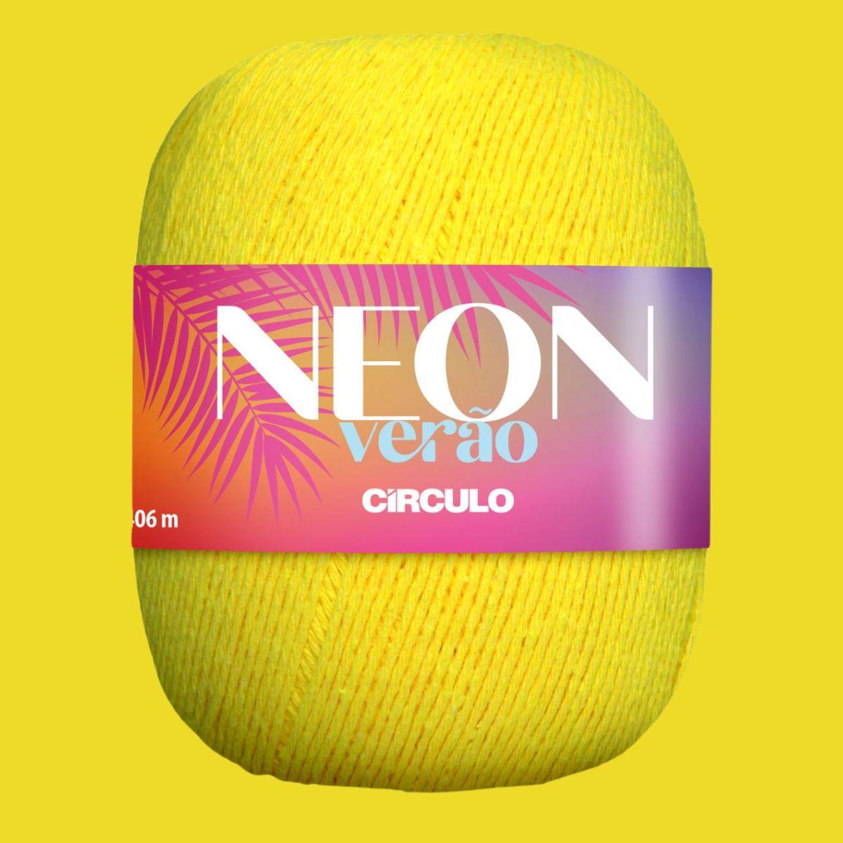 Fio Neon Verão Círculo 150g com 406m - Palácio da Arte