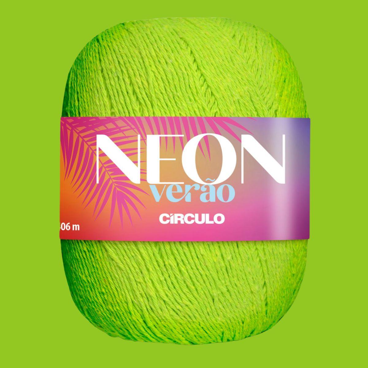 Fio Neon Verão Círculo 150g com 406m - Palácio da Arte