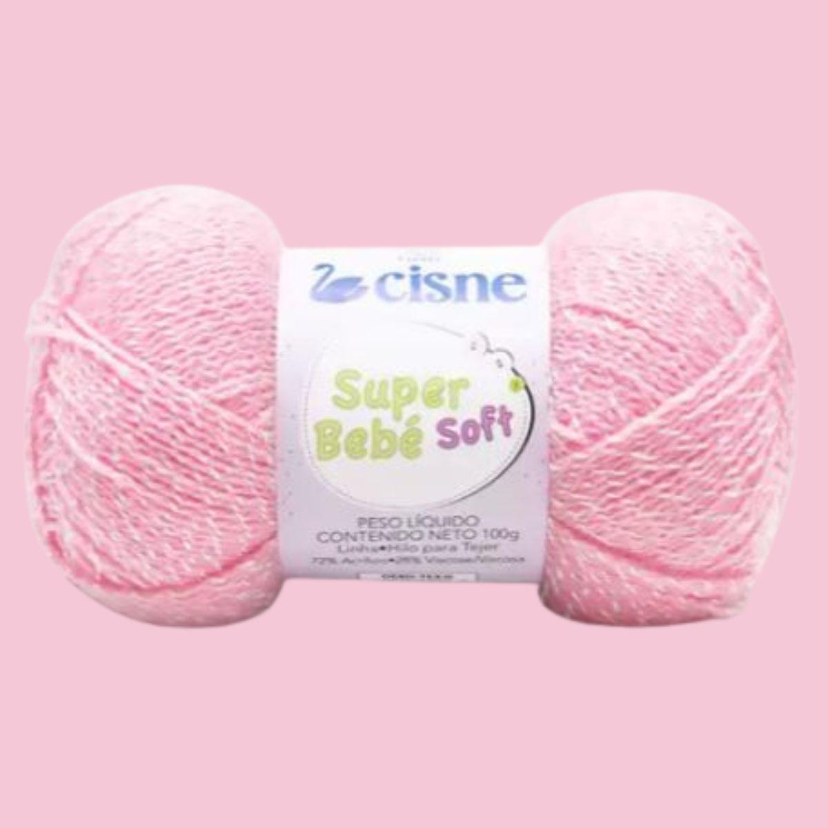 Fio Super Bebê Soft Cisne 100g com 350 metros - Palácio da Arte