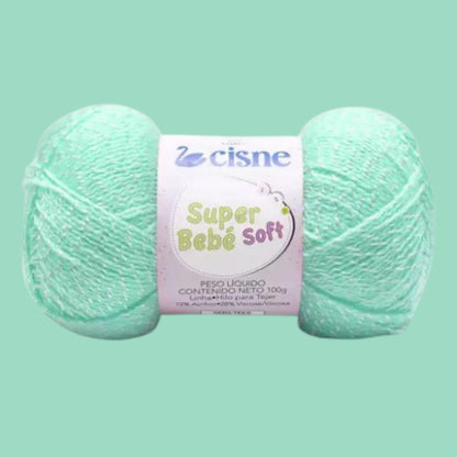 Fio Super Bebê Soft Cisne 100g com 350 metros - Palácio da Arte