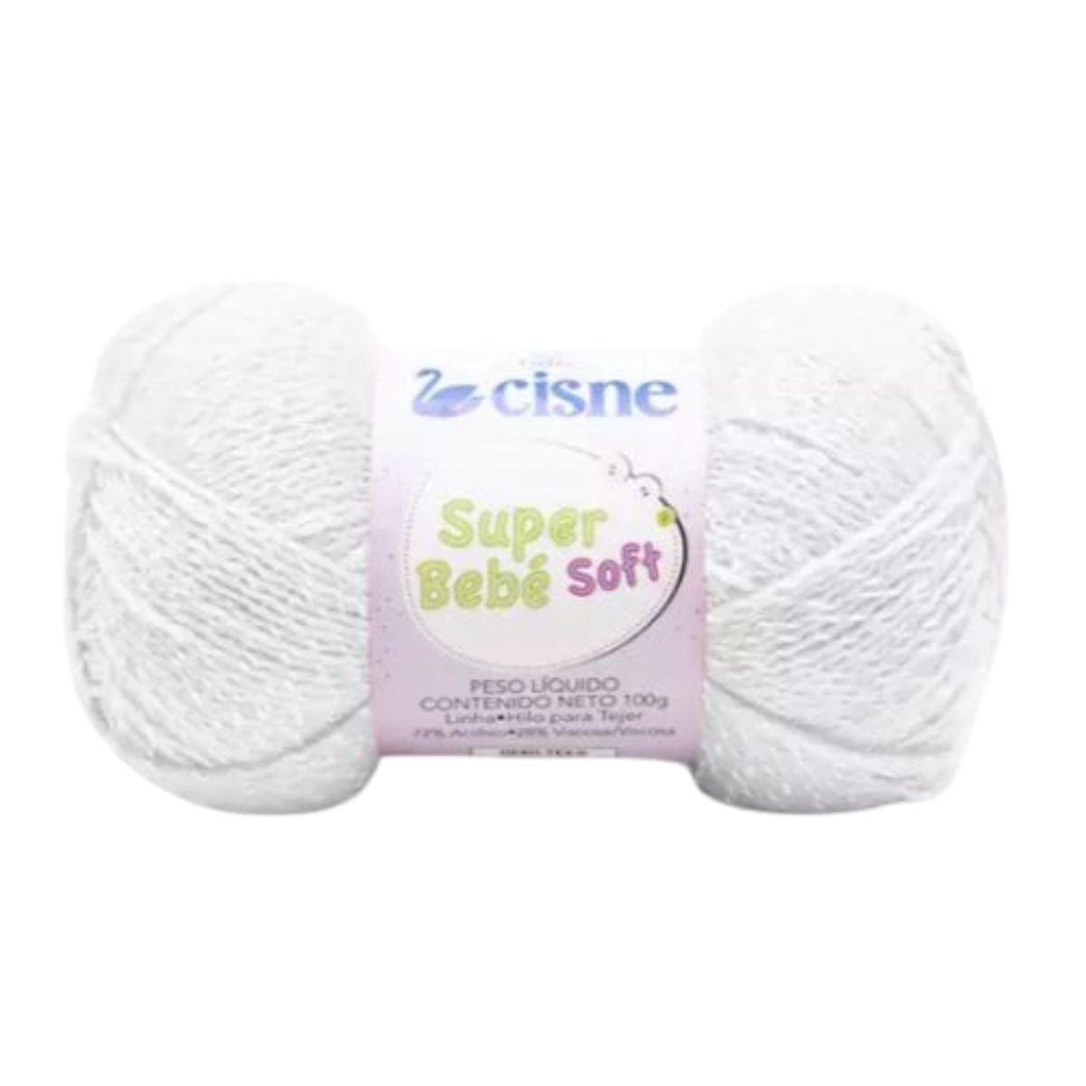 Fio Super Bebê Soft Cisne 100g com 350 metros - Palácio da Arte