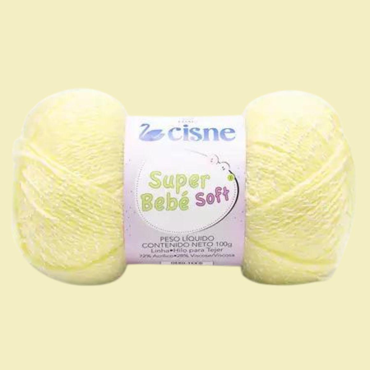 Fio Super Bebê Soft Cisne 100g com 350 metros - Palácio da Arte