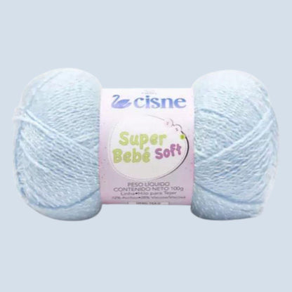 Fio Super Bebê Soft Cisne 100g com 350 metros - Palácio da Arte