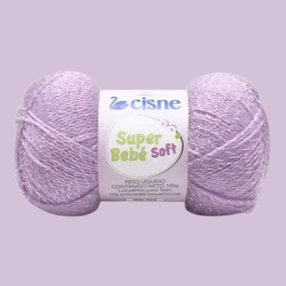 Fio Super Bebê Soft Cisne 100g com 350 metros - Palácio da Arte