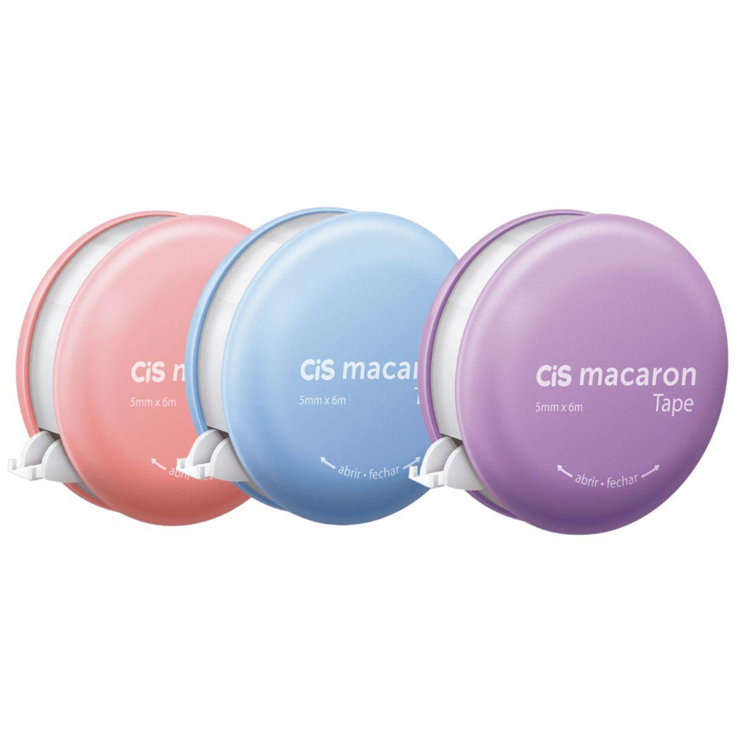 Fita Corretiva Macaron Tape Cis 6m x 5mm Tons Pastel - Palácio da Arte